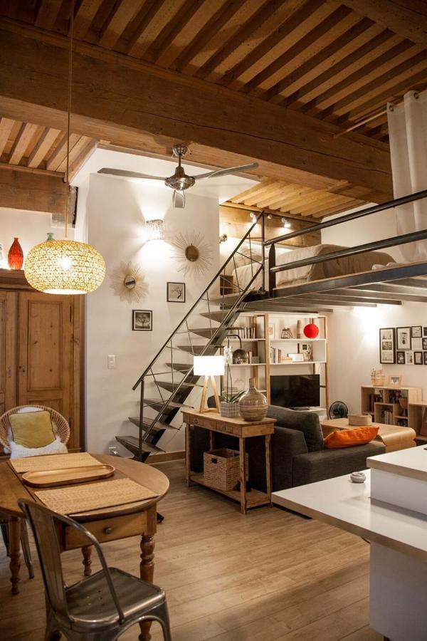 Authentic Loft With Mezzanine & Exposed Stones Heart Of Lyon Apartment Екстериор снимка
