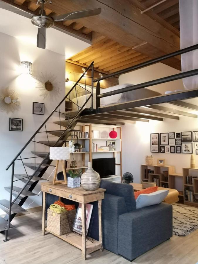 Authentic Loft With Mezzanine & Exposed Stones Heart Of Lyon Apartment Екстериор снимка